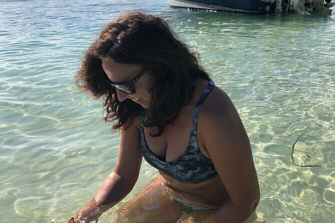 Half Day Private Boat Charter in Grand Cayman - Starfish Point: shallow water fun and careful observation