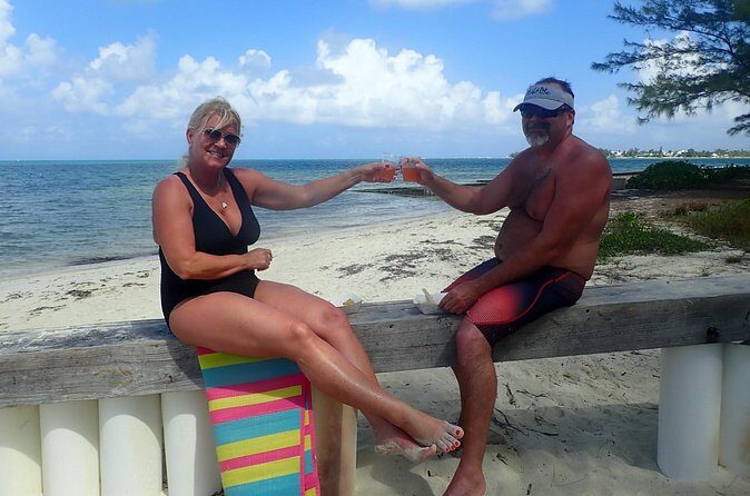 Party Boat Cruise - Optional Cayman swaps: Coral Gardens, a barrier reef, Kaibo Beach Bar