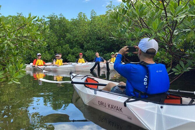 Small Group Glass Bottom Kayak Adventure- Cayman Islands - Practical meeting point tips: Anchors Store to the Yacht Club